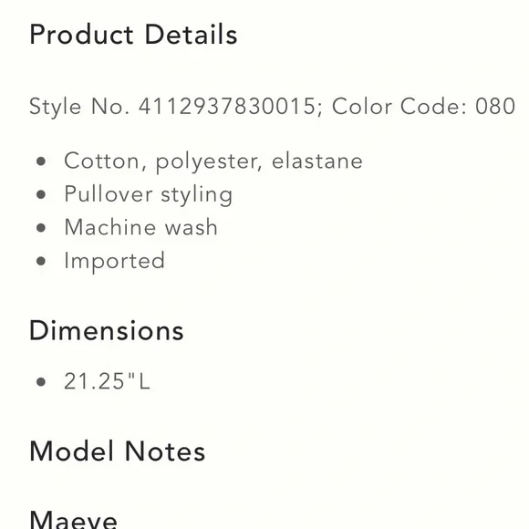 Anthropologie Maeve Sweetheart Top - Picture 4 of 6